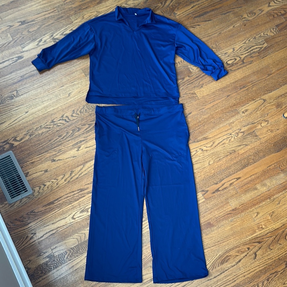 Chic Blue Lounge Set